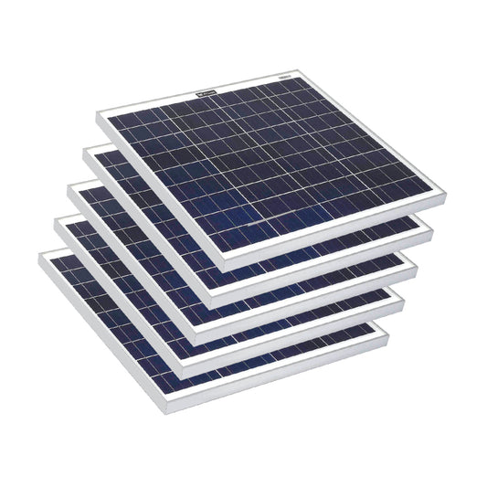 Solar Technology 5 x 60W Rigid Solar Panels Pack