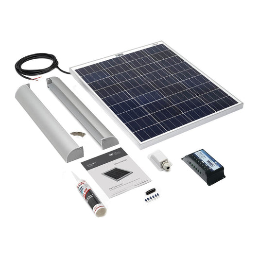 Solar Technology 80W Rigid Solar Panel Aero Mounts & 15A MPPT