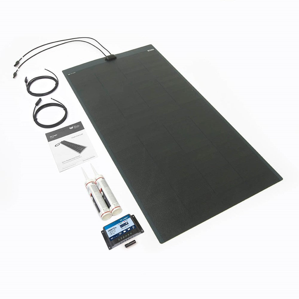 Solar Technology 200W MHD Flexi Top Exit Solar Panel Glue & 15A MPPT