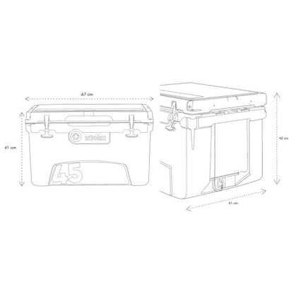 Utoka 45 Cool Box - Orange