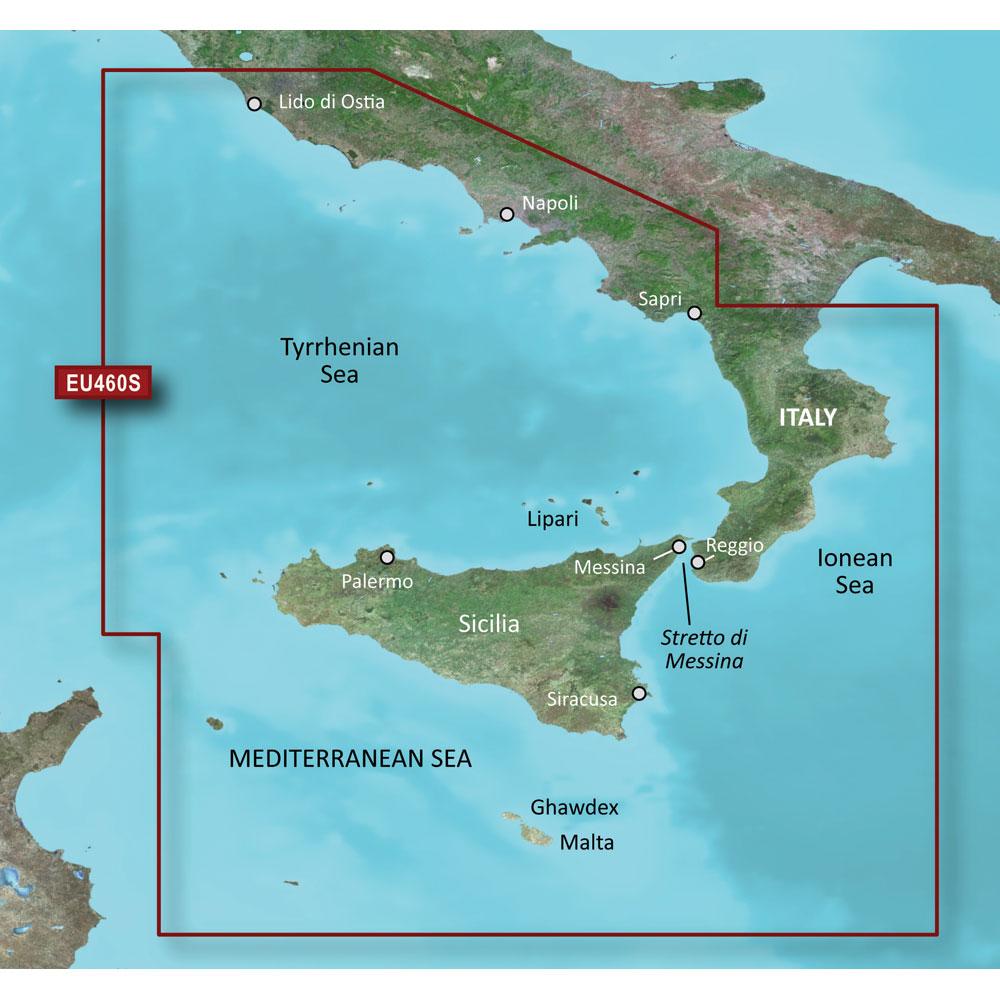 Garmin BlueChart G3 Vision - VEU460S: Sicily - Lido de Ostia
