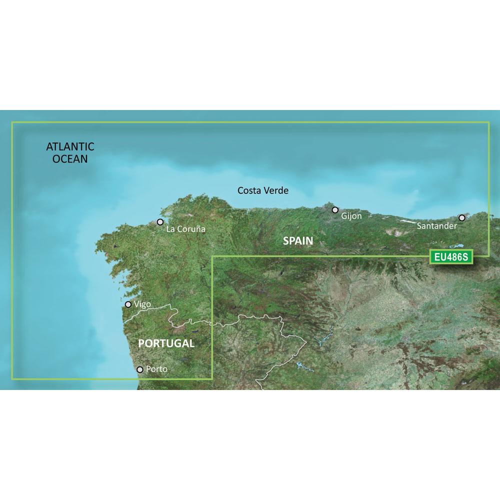 Garmin BlueChart G3 Vision Small Area - VEU486S - Galicia & Asturias
